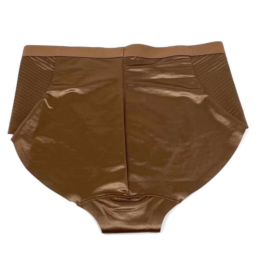 SPANX Thinstincts 2.0 High-Waist Shapewear Brief Panties Chestnut Brown size M - Picture 3 of 12